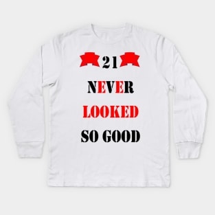 21st Birthday Kids Long Sleeve T-Shirt